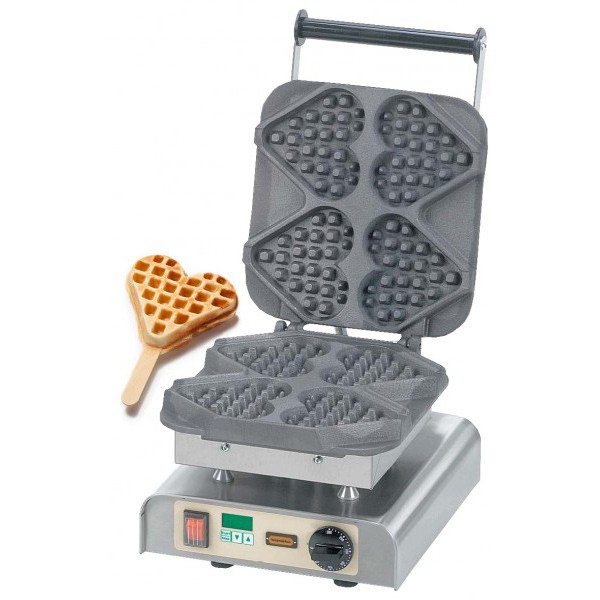 Waffle Maker Heart on a Stick