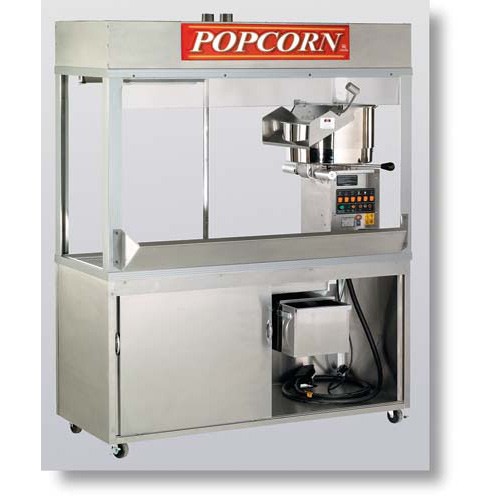 President Enclosed Single Popper – 6′ Floor Base