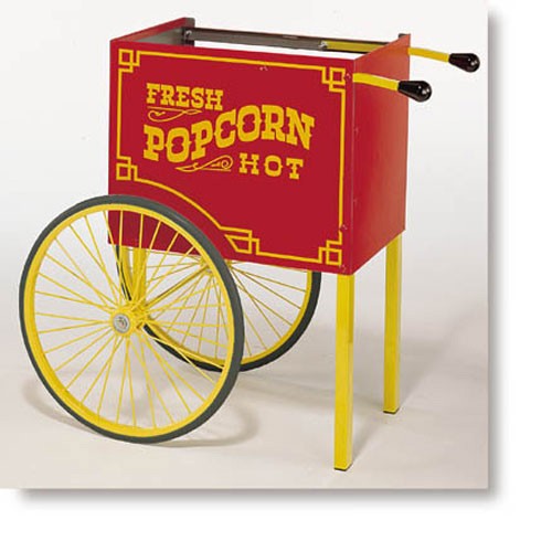 Two Wheel Red Antique Wagon Base